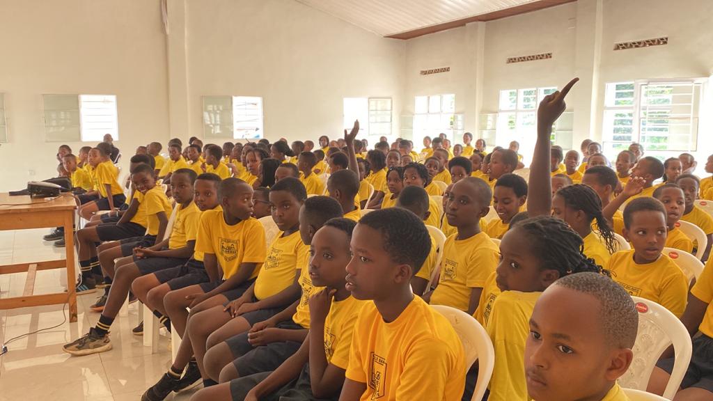 Students at Ecole San Marco School of Excellence